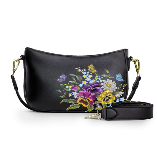 09-The Purple Roses Crossbody bags Black