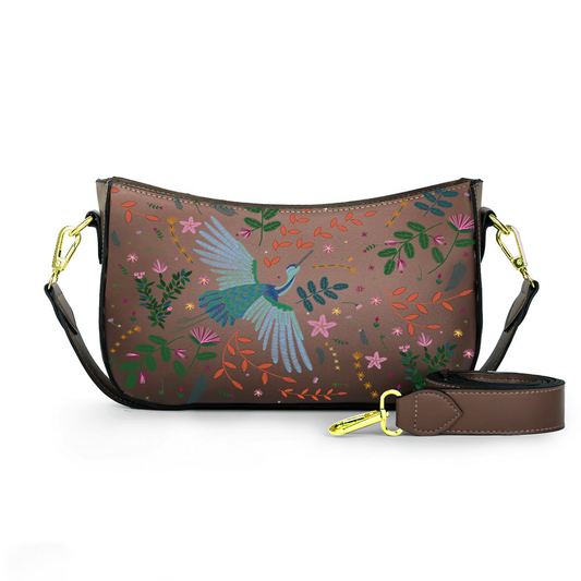 15-The Blue Swan  Crossbody bags Dark Coffee