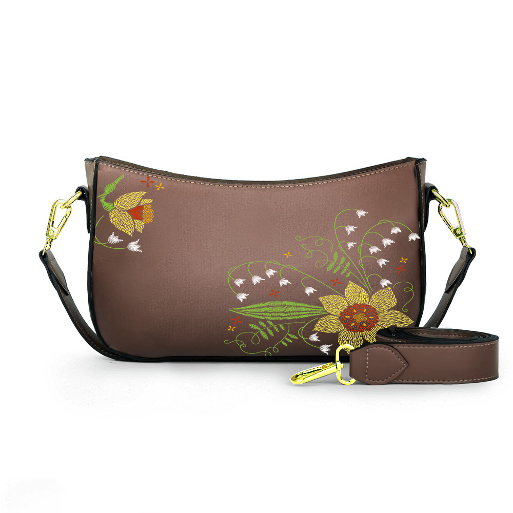 33-The Yellow Rose Crossbody bags Dark Coffee