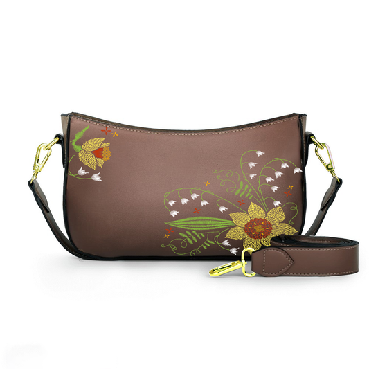 33-The Yellow Rose Crossbody bags Dark Coffee