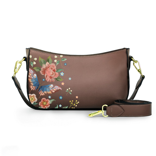 16-The O Swan Crossbody bags Dark Coffee