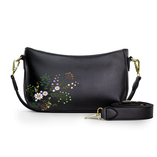 34-The Yellow Roses Crossbody bags black