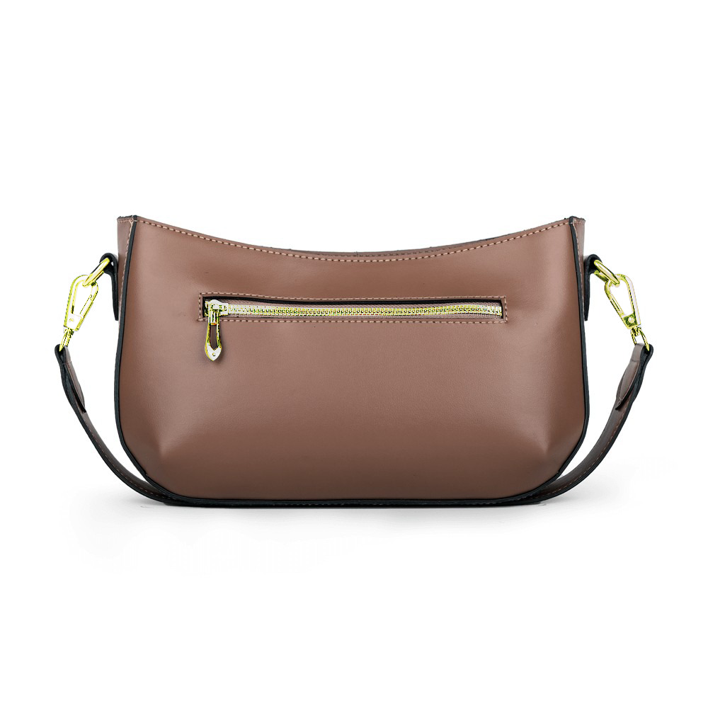 14-The White Rose Crossbody bags Dark Coffee