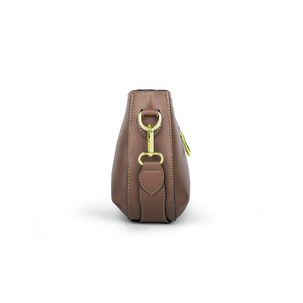 14-The White Rose Crossbody bags Dark Coffee