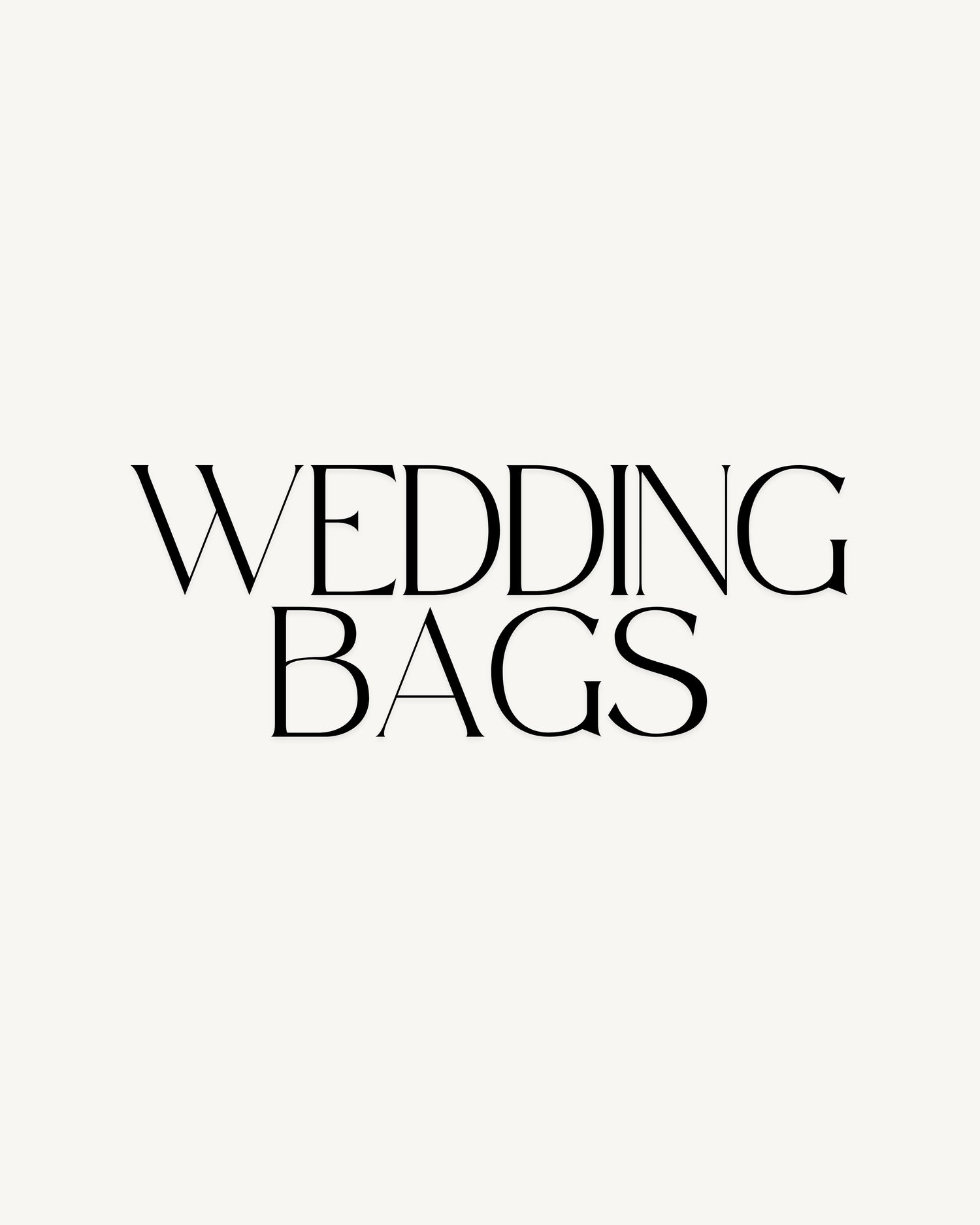 Wedding Bags