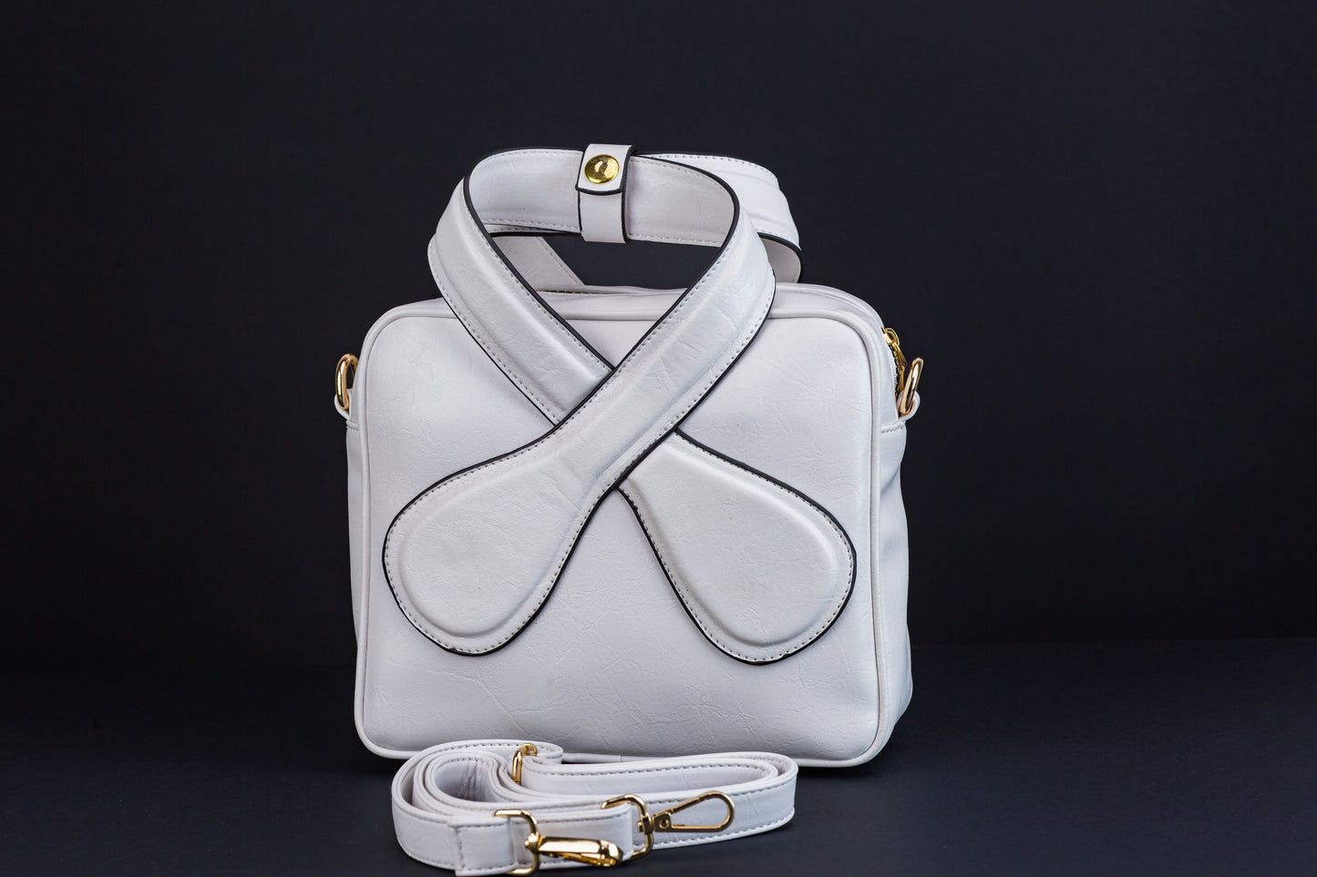 66 -Two Hand Crossbody - WHITE