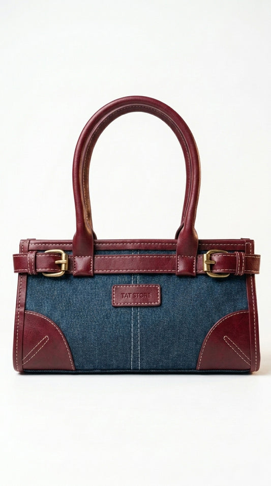 CÉLINEA Bag- Burgundy*JEANS ( pre order -10 days )