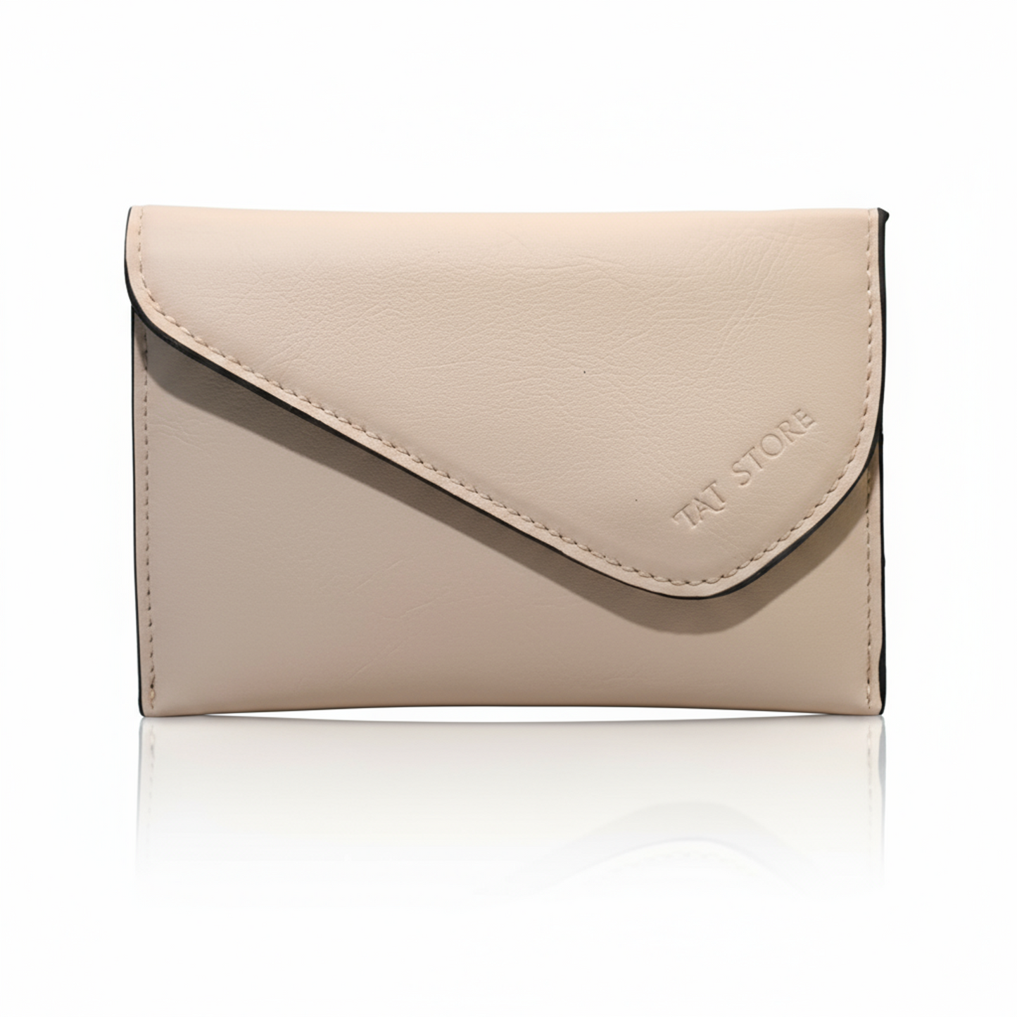 Side Flip Wallet- Beige