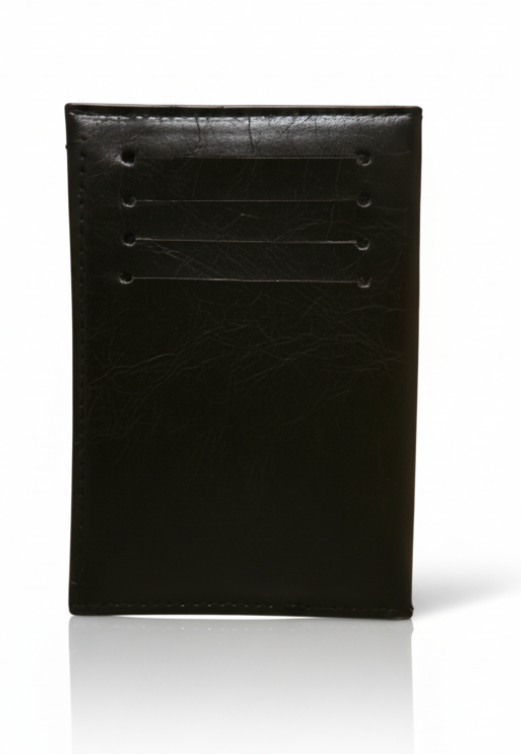 Middle Flip Wallet- Black