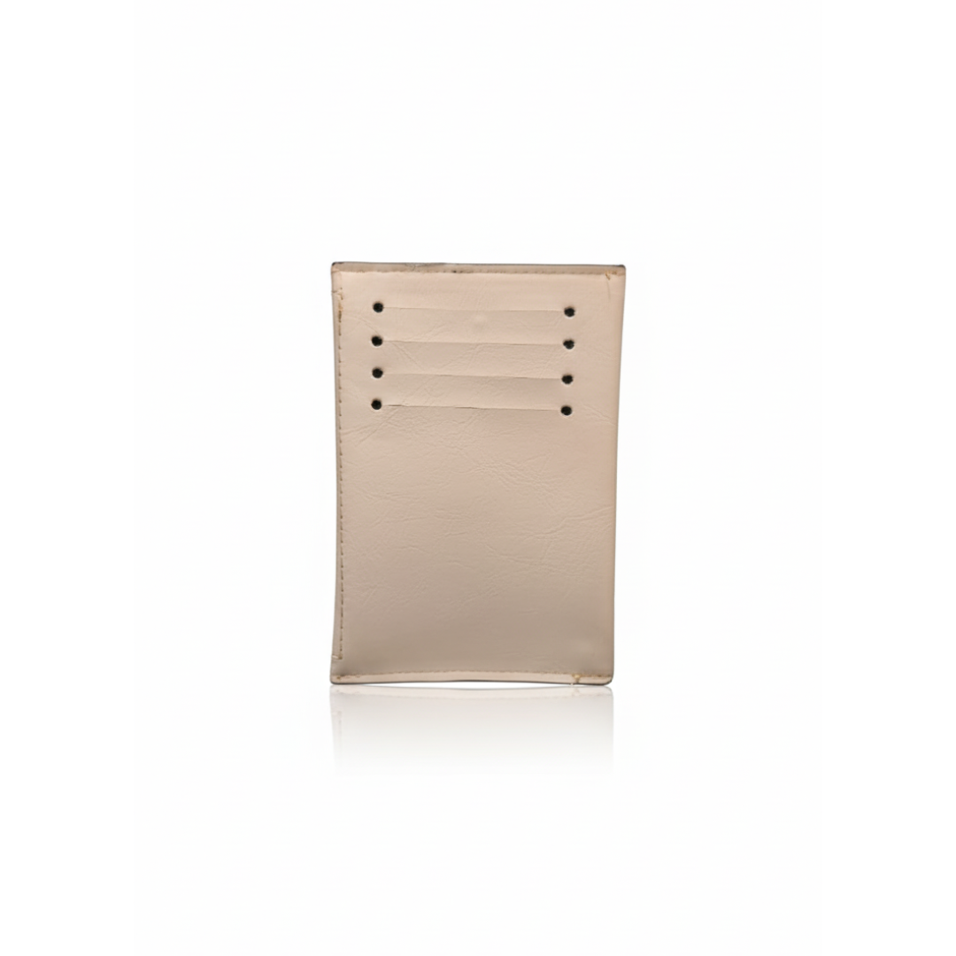 Side Flip Wallet- Beige