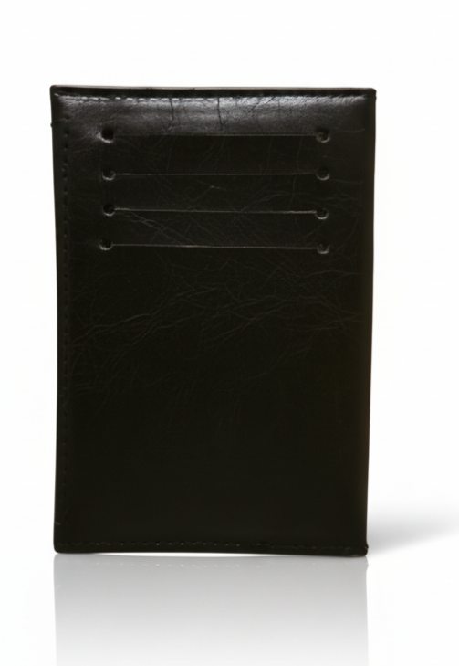 Side Flip Wallet- Black
