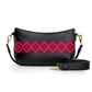 03-The Red Geometric Crossbody bags black