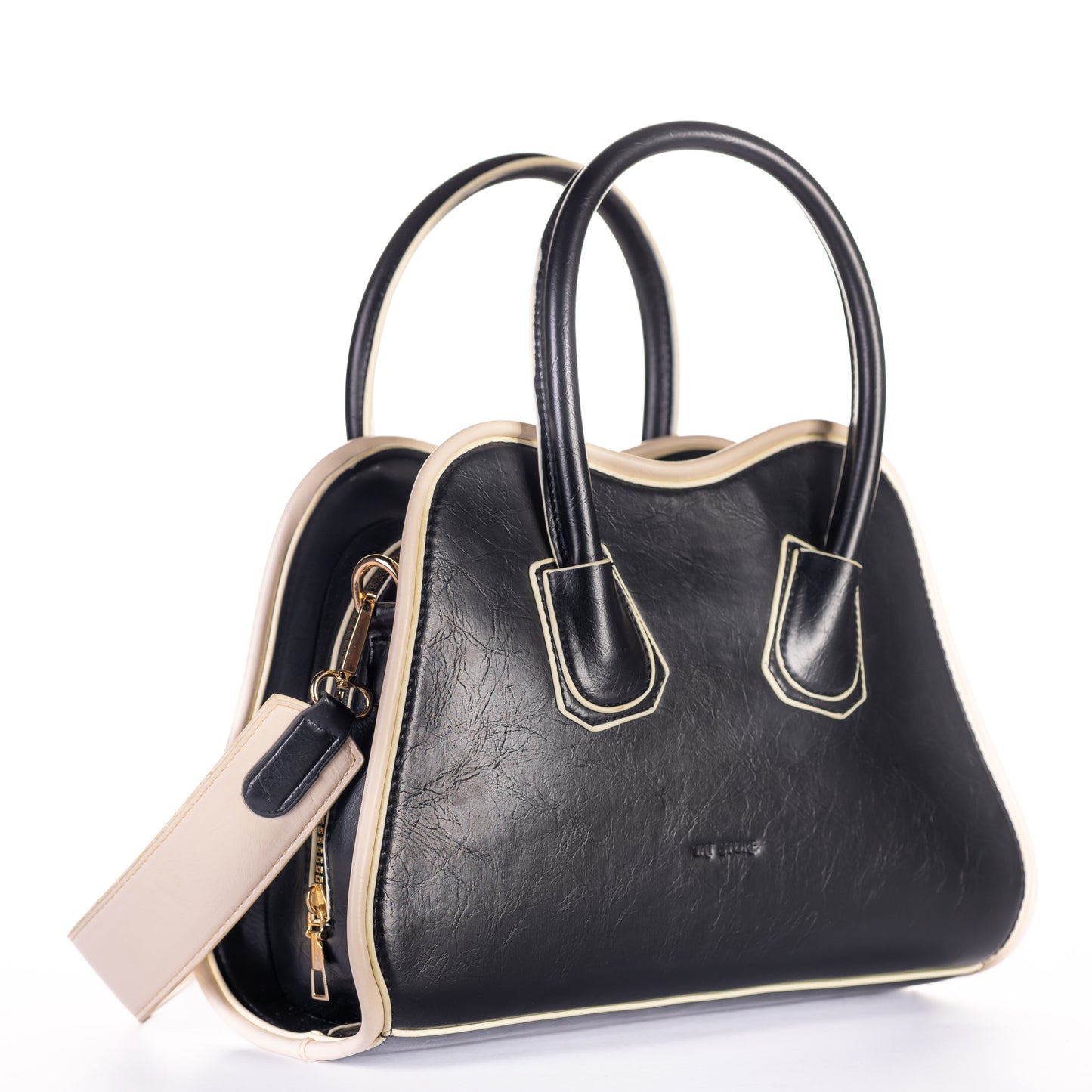 Arden – The Classy Bag - BLACK*BEIGE  {PRE-ORDER}