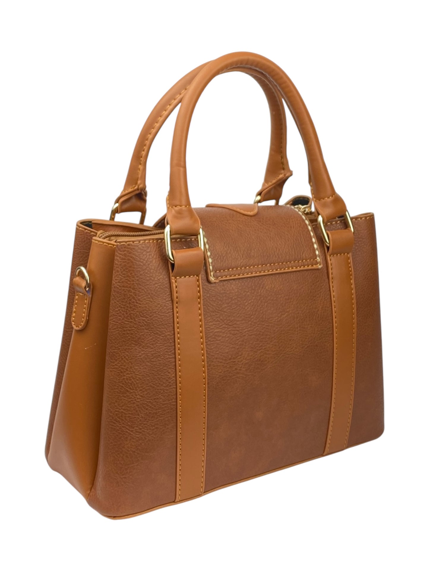 81 - LuxeLeather Cross-Hue Bag - havan 2