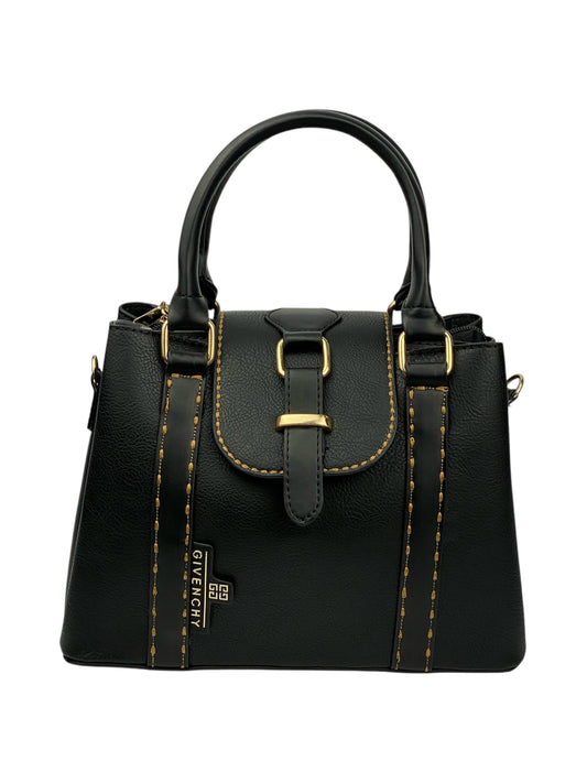 81 - LuxeLeather Cross-Hue Bag - black 1