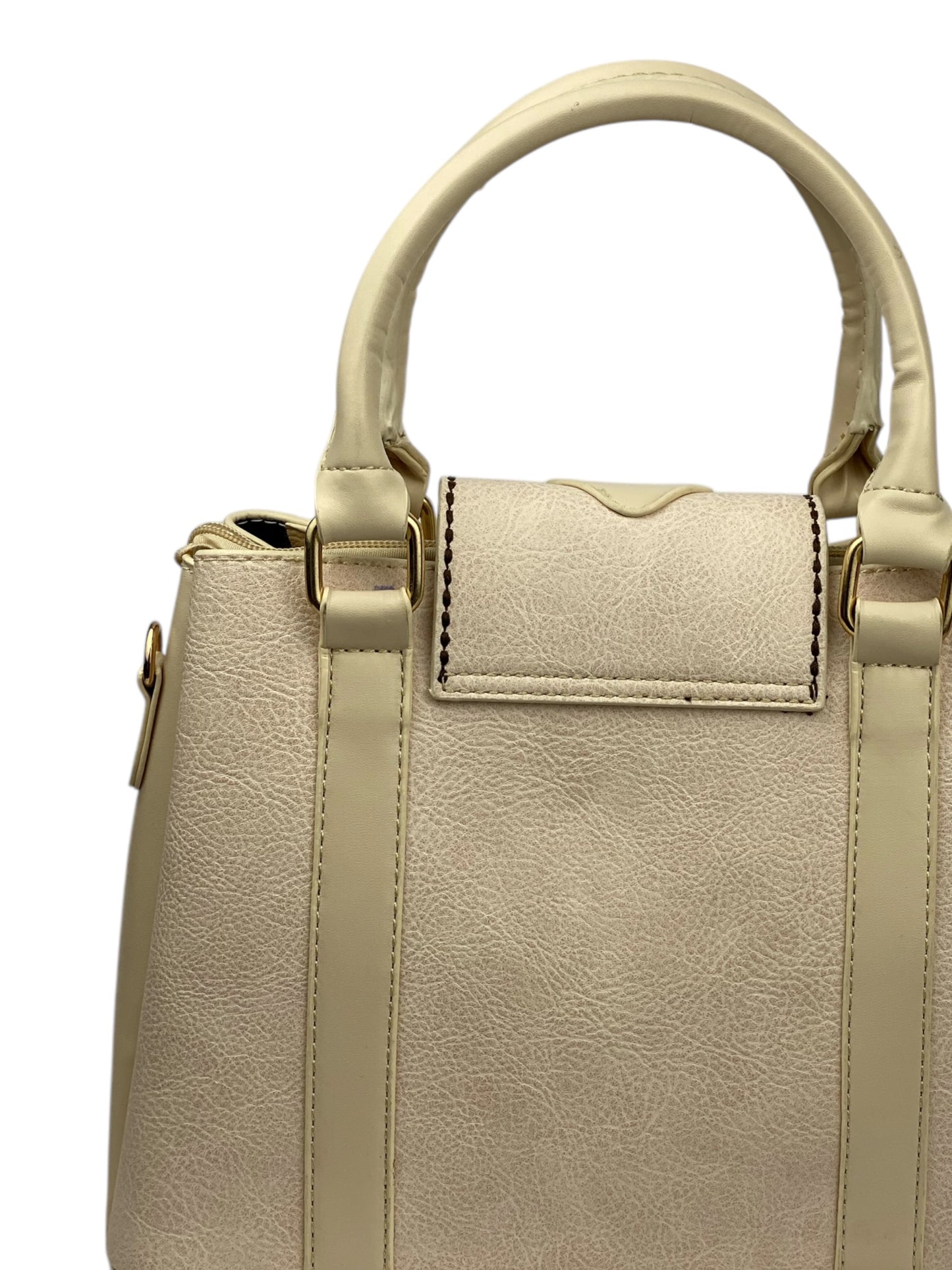 81 - LuxeLeather Cross-Hue Bag - beige 2