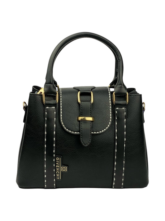 81 - LuxeLeather Cross-Hue Bag - black 2