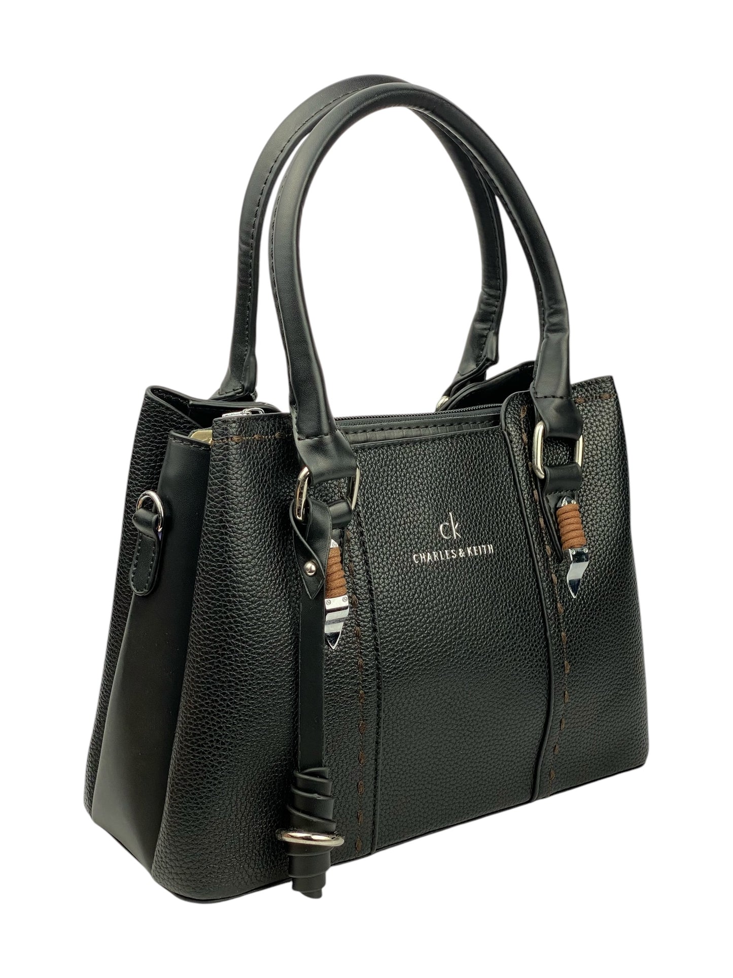 81 - LuxeLeather Cross-Hue Bag - black 3