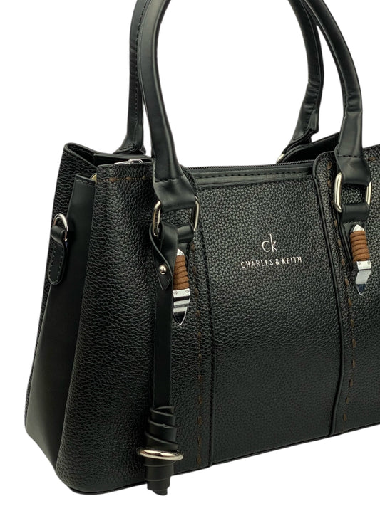 81 - LuxeLeather Cross-Hue Bag - black 3