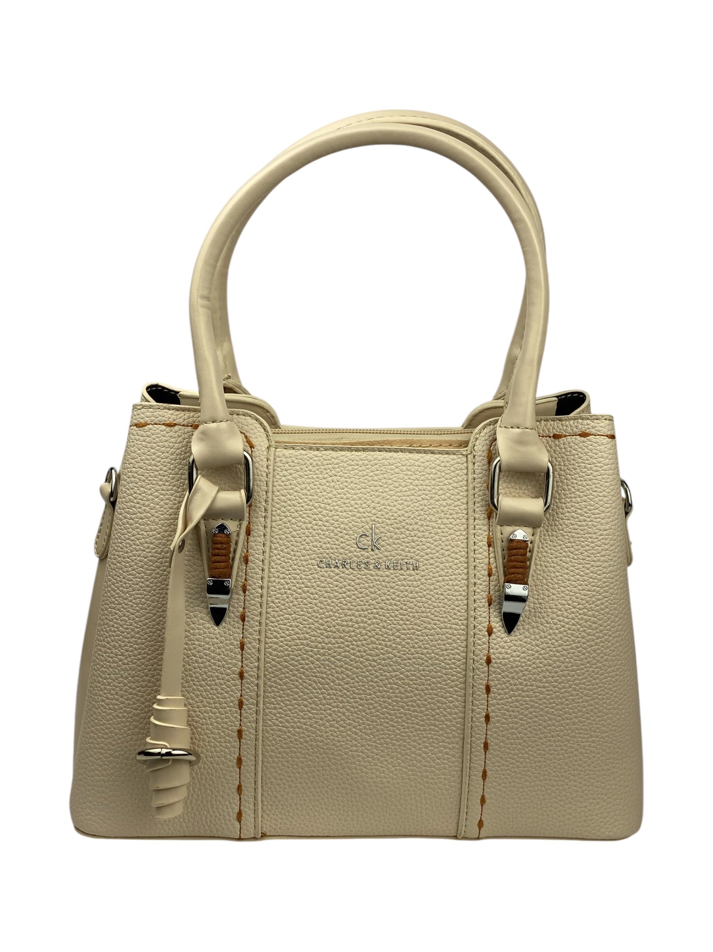 81 - LuxeLeather Cross-Hue Bag - beige 3
