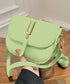06-SerenitySoul Mini CrossLeather Bag - Mint