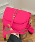 06-SerenitySoul Mini CrossLeather Bag - roze