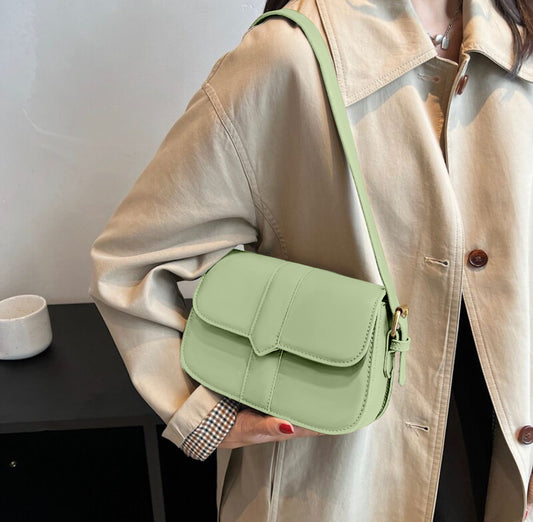 05-GlimmerGlow Mini CrossLeather Bag -mint