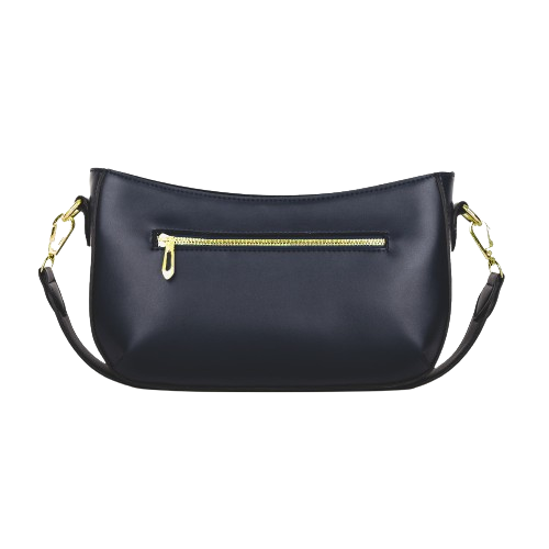 01-The White & Yellow Roses Crossbody bags Black