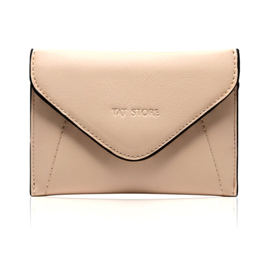 Middle Flip Wallet- Beige