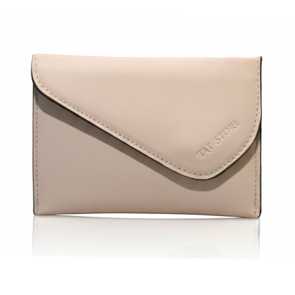 Side Flip Wallet- Beige