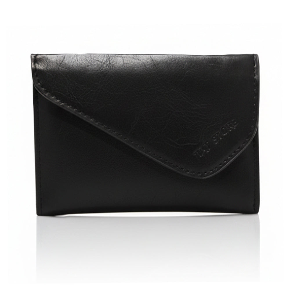 Side Flip Wallet- Black