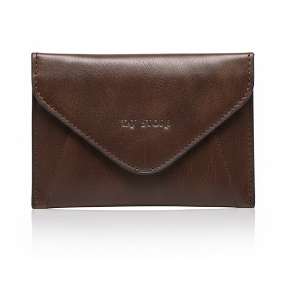 Middle Flip Wallet- BROWN