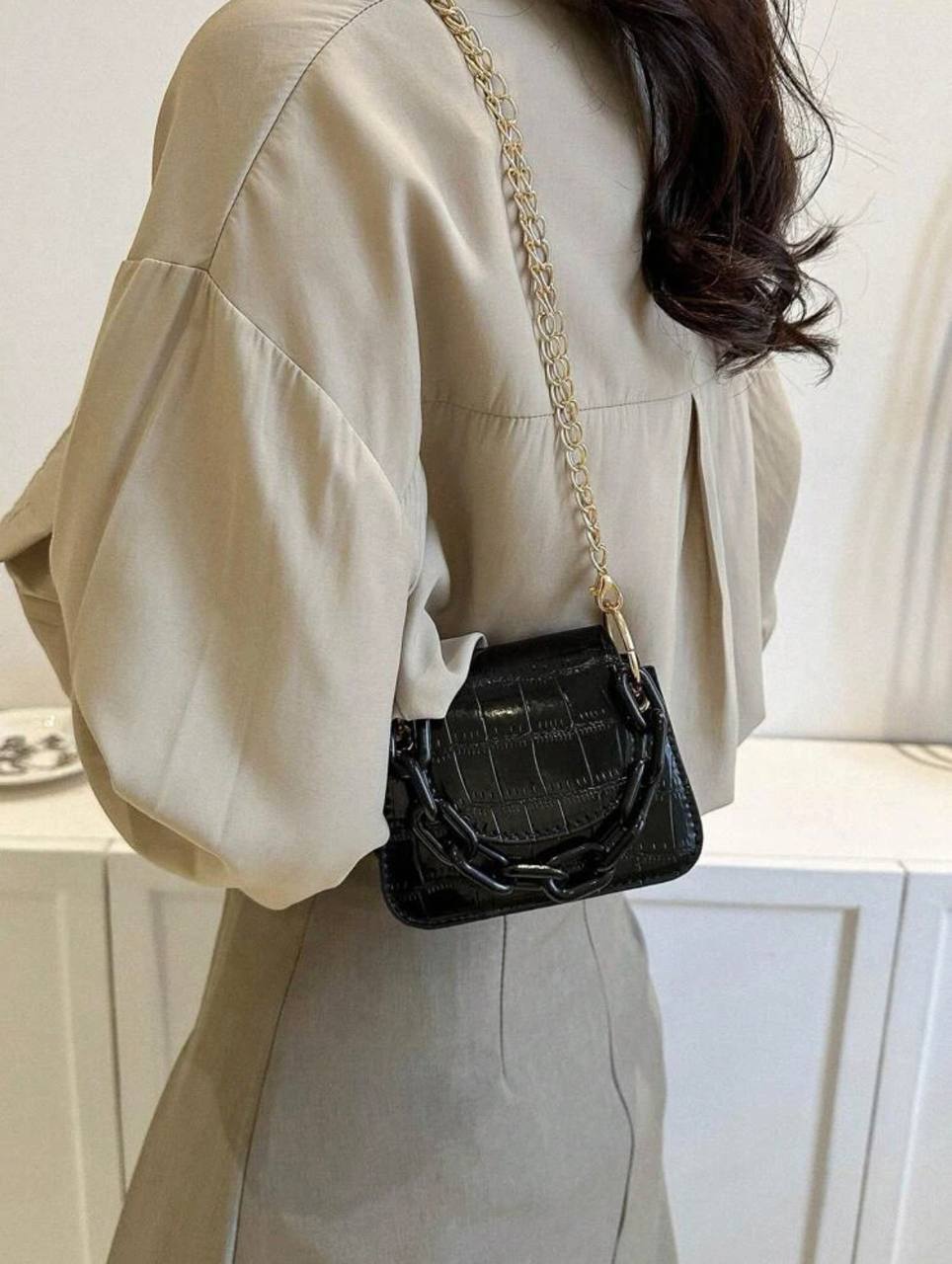 30-LuxeLily Mini CrossLeather Bag