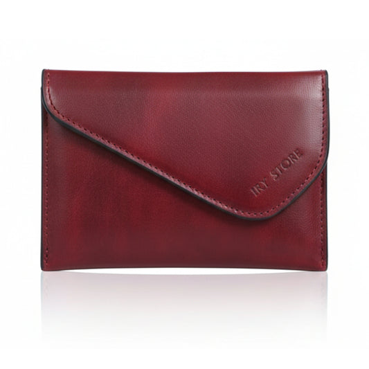 Side Flip Wallet - BURGUNDY