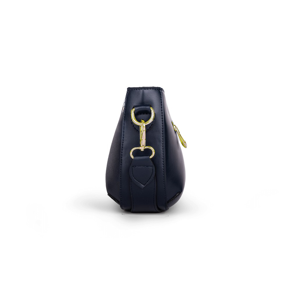 01-The White & Yellow Roses Crossbody bags Black